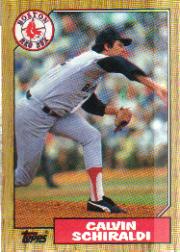1987 Topps Baseball Cards      094      Calvin Schiraldi